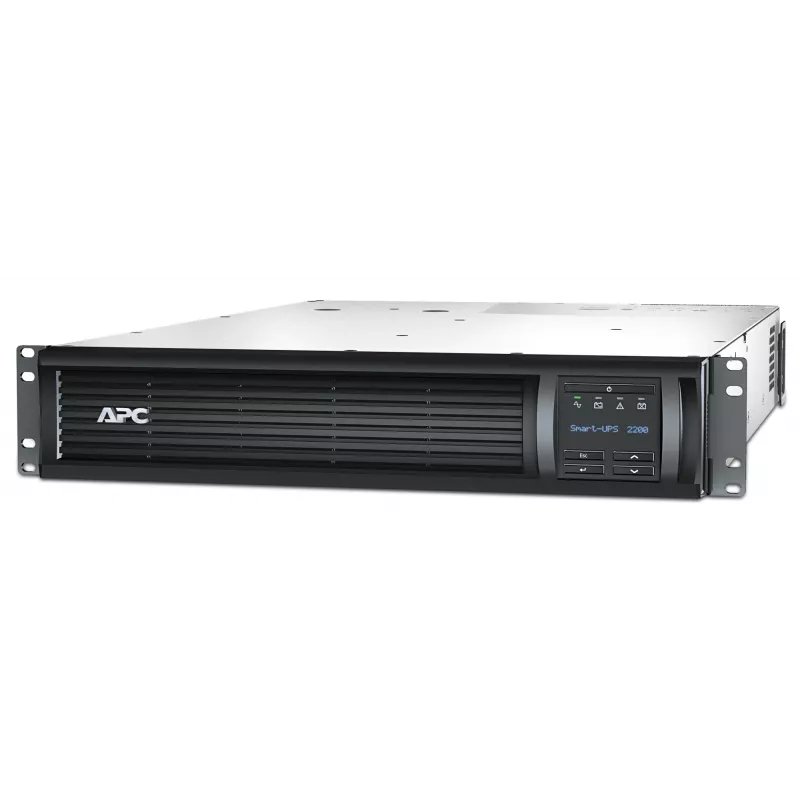 APC Smart-UPS, Line Interactive, 2200VA, rackmount 2U, 230V, 8x salidas IEC C13+2x IEC C19, tarjeta de red, AVR, LCD