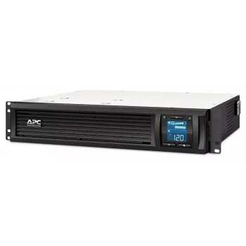 APC Smart-UPS C, Line Interactive, 1000VA, rackmount 2U, 230V, 4x salidas IEC C13, puerto SmartConnect, comunicación USB y serie, AVR, LCD gráfica