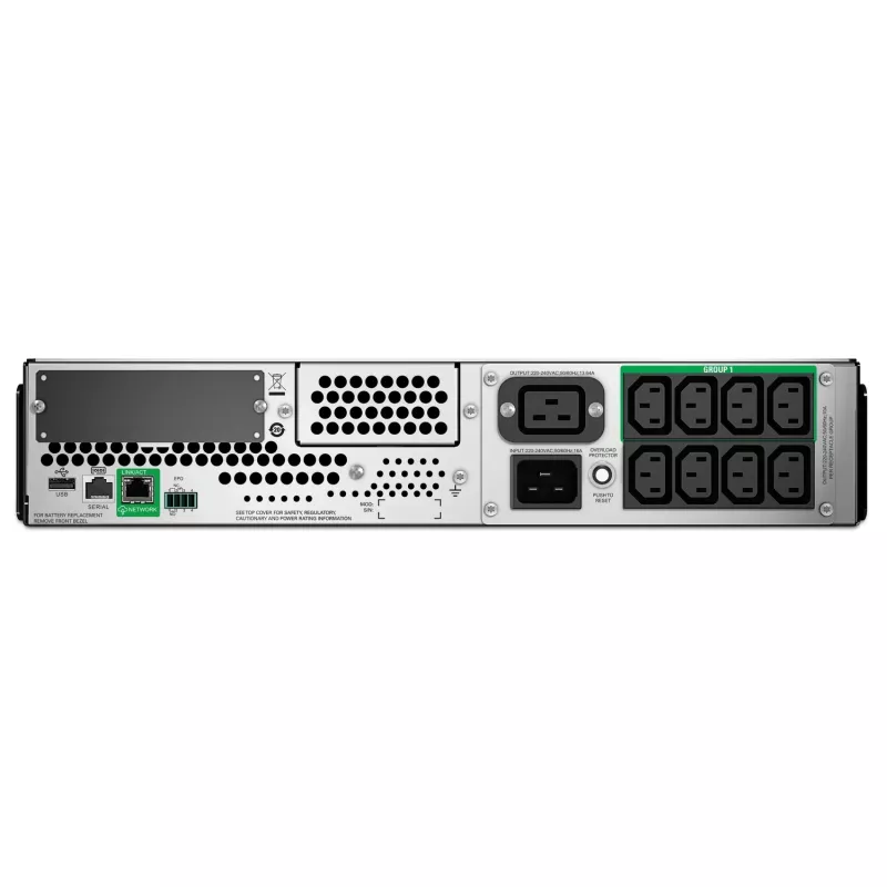 APC Smart-UPS SMT3000RMI2UC - 8x C13, 1x C19, USB, rackmount 2U, SmartConnect, 3000VA