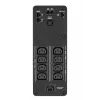 APC Back-UPS Pro, 1200VA/720W, torre, 230V, 8x tomas IEC C13, onda senoidal, AVR, conexiones USB Type-A + C, LCD, batería reemplazable por el usuario
