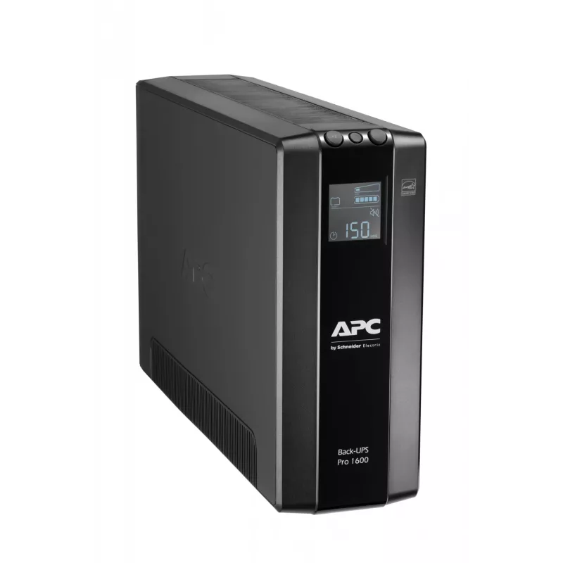 APC Back-UPS Pro, 1600VA/960W, torre, 230V, 8x tomas IEC C13, AVR, LCD, batería reemplazable por el usuario