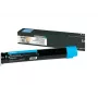 Cartucho de tóner Lexmark C950X2CG 20000 páginas cian
