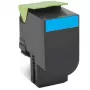 Cartucho Lexmark 80C2HCE 3000 páginas cian