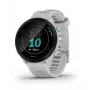 Smartwatch GARMIN Forerunner 55 — 42 mm reloj deportivo redondo, GPS/GLONASS/Galileo, 14 días de batería, 5 ATM, correa de silicona blanca