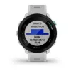 Smartwatch GARMIN Forerunner 55 — 42 mm reloj deportivo redondo, GPS/GLONASS/Galileo, 14 días de batería, 5 ATM, correa de silicona blanca