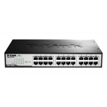 Switch no gestionado D-Link DGS-1024D, 24 puertos RJ-45, 48 Gbit/s