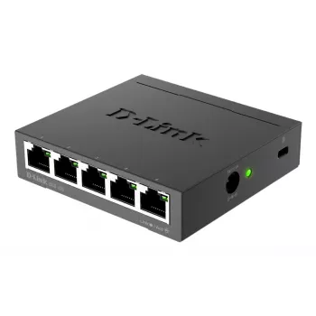 D-Link DGS-105 no gestionado L2 Gigabit Ethernet (10/100/1000) negro