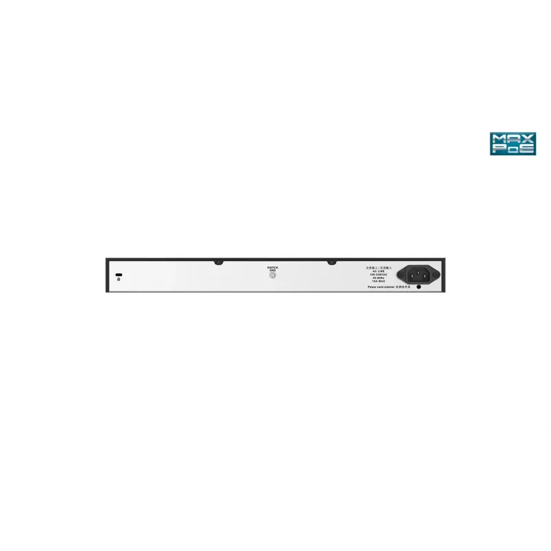 Switch D-Link no gestionado PoE Gigabit de sobremesa de 24 puertos con 2 puertos combo 100/1000Mbps