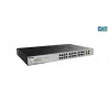 Switch D-Link no gestionado PoE Gigabit de sobremesa de 24 puertos con 2 puertos combo 100/1000Mbps