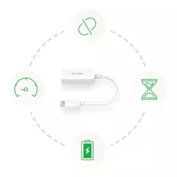 Adaptador Ethernet D-Link DUB-E250 USB-C a 2.5G