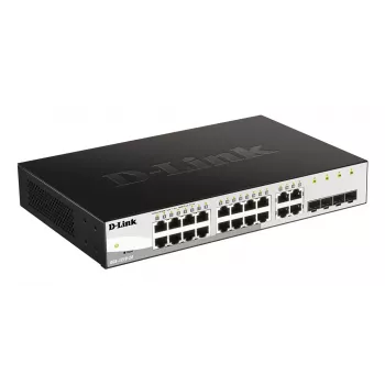 D-Link DGS-1210-20 gestionado L2 Gigabit Ethernet (10/100/1000) 1U negro