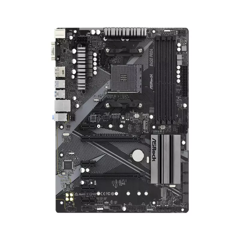 Placa base ASRock B450 PRO4 R2.0 AMD B450 Socket AM4 ATX