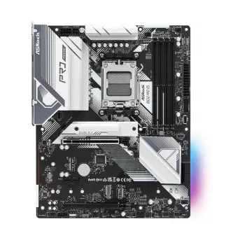 Placa base ASRock B650 Pro RS — ATX, Socket AM5, AMD B650, DDR5, 4 DIMM, 128 GB, 2,5 Gb LAN, 1x M.2, HDMI, DisplayPort