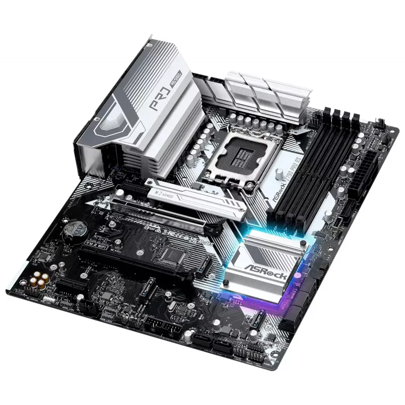 Placa base ASRock Z790 Pro RS — Intel Z790, LGA 1700, ATX, DDR5, 4 DIMM, 128GB, 2.5Gb LAN