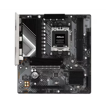 Placa base ASRock B650M-HDV/M.2 micro ATX — AMD B650, Socket AM5, DDR5, 2 ranuras de memoria, 64 GB, M.2 y SATA III