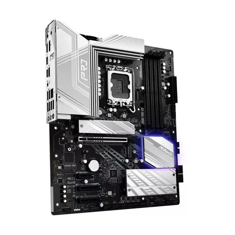 Placa base ASRock Z890 Pro RS — Intel Z890, LGA 1851, ATX, 4x ranuras DDR5, PCIe Gen5 x16, 2.5Gb LAN, Thunderbolt 4