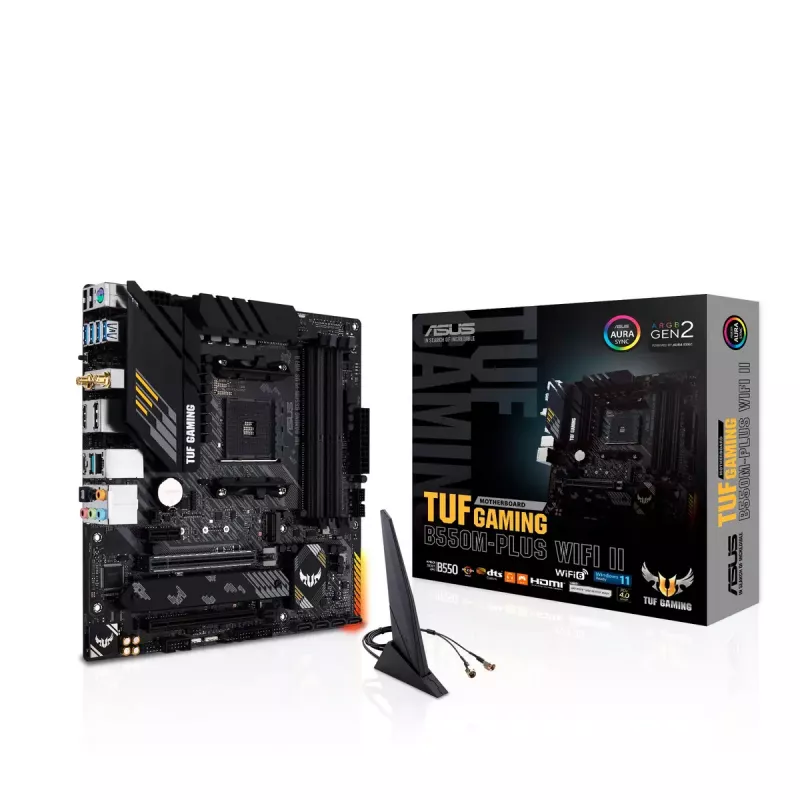 Placa base ASUS TUF GAMING B550M-PLUS WIFI II AMD B550 Socket AM4 micro ATX