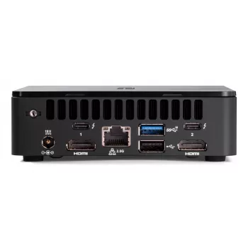 Mini PC Barebone ASUS NUC 12 Pro Slim Kit RNUC12WSKI700002I — Intel Core i7-1260P, compatible con 64 GB DDR4, 2x M.2 SSD, Wi-Fi 6E, Thunderbolt 4