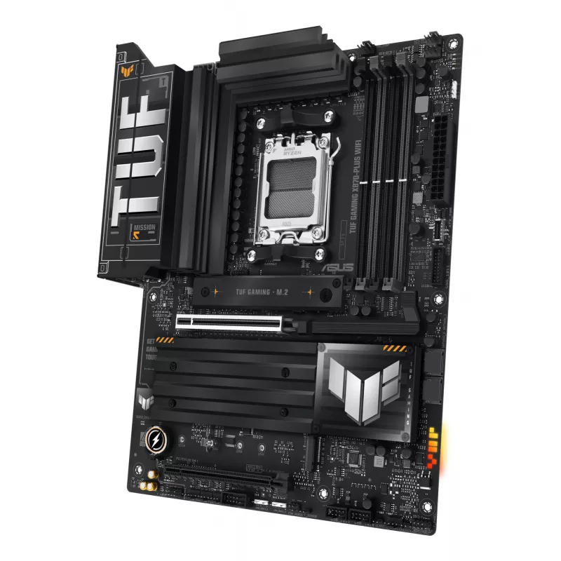 Placa base ASUS TUF GAMING X870-PLUS WIFI — AMD X870, Socket AM5, ATX, DDR5, 4 DIMM, Wi-Fi 7, Bluetooth 5.4