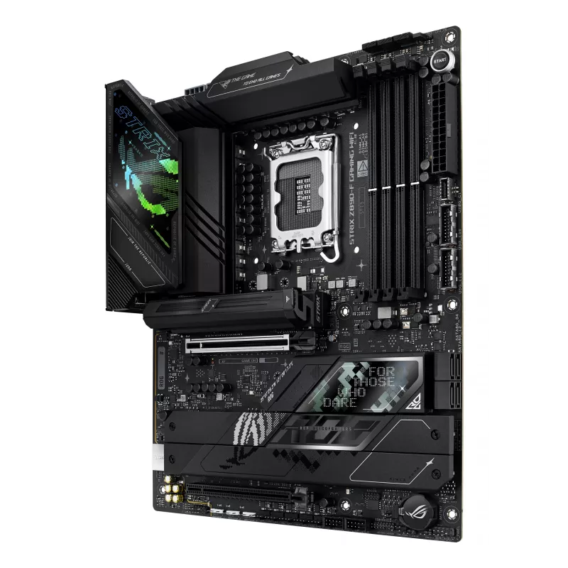 Placa base ASUS ROG STRIX Z890-F GAMING WIFI — Intel Z890, LGA 1851, ATX, DDR5, 4x DIMM, 192GB, Wi-Fi 7, Bluetooth 5.4
