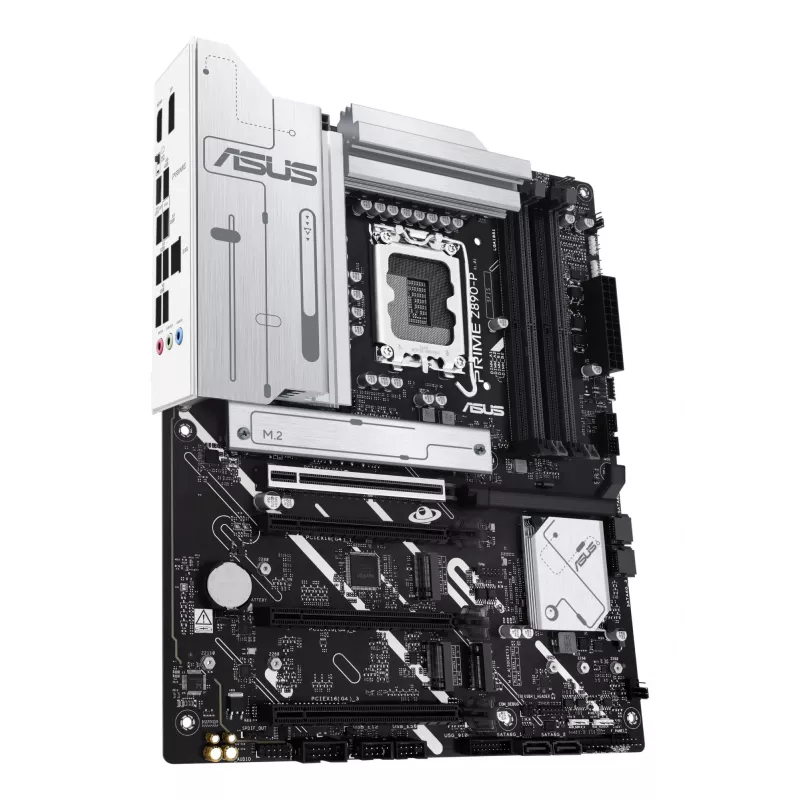 Placa base ASUS PRIME Z890-P — Intel Z890, LGA 1851, ATX, DDR5, 4x DIMM, 192GB, 4x M.2, LAN 2,5Gb, HDMI 2.1, 1x USB-C
