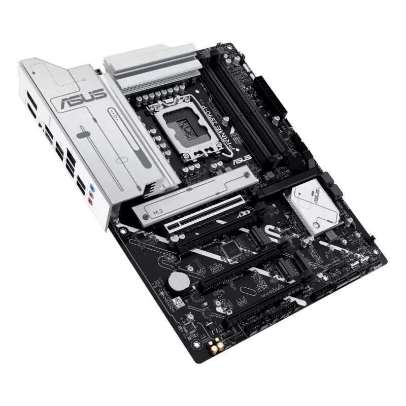 Placa base ASUS PRIME Z890-P — Intel Z890, LGA 1851, ATX, DDR5, 4x DIMM, 192GB, 4x M.2, LAN 2,5Gb, HDMI 2.1, 1x USB-C
