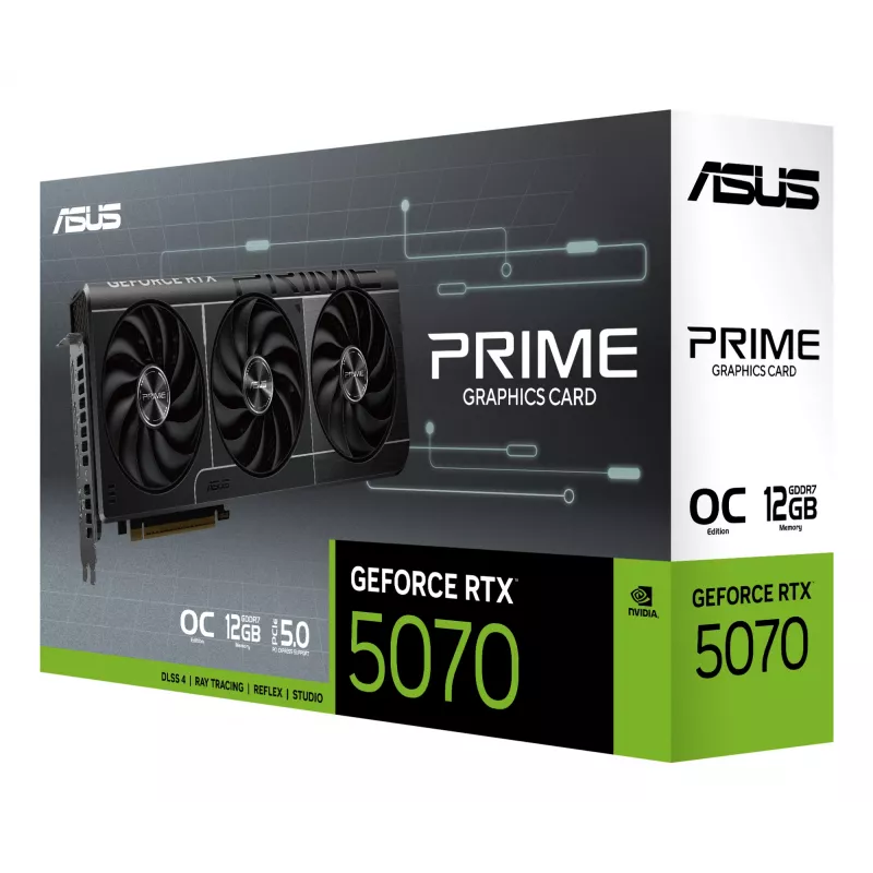 Tarjeta gráfica ASUS NVIDIA GeForce PRIME OC RTX5070 12GB GDDR7