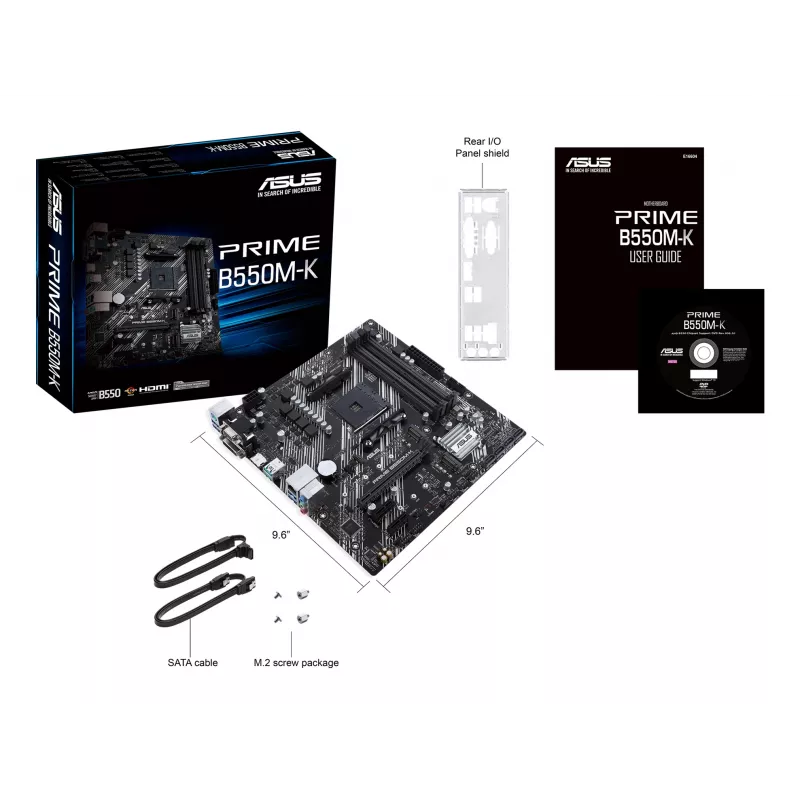 Placa base ASUS PRIME B550M-K AMD B550 Socket AM4 micro ATX