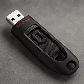 Memoria flash USB SanDisk 32 GB USB Type-A 3.2 Gen 1 negra