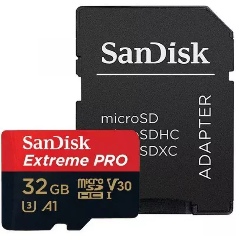 Tarjeta de memoria SanDisk Extreme Pro 32GB MicroSDHC UHS-I Class 10 SDSQXCG-032G-GN6MA