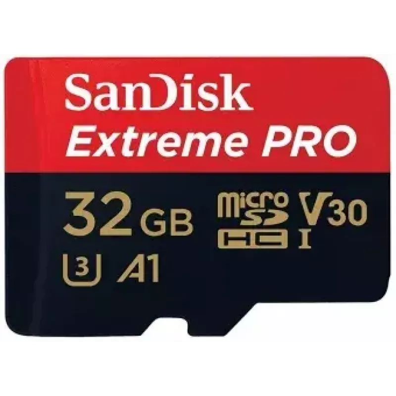 Tarjeta de memoria SanDisk Extreme Pro 32GB MicroSDHC UHS-I Class 10 SDSQXCG-032G-GN6MA