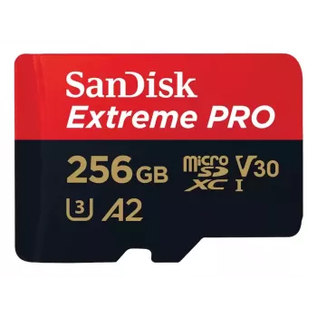 WESTERN DIGITAL Extreme PRO Micro SDXC 256 GB + adaptador SD 200 MB/s 140 MB/s A2 C10 V30 UHS-I U3