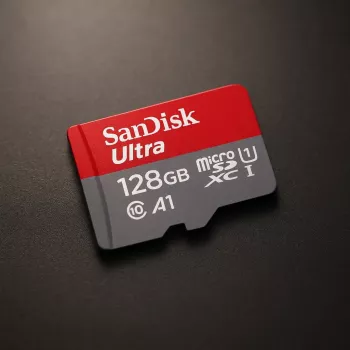 Tarjeta MicroSDXC SanDisk 128 GB UHS-I clase 10 SDSQUAB-128G-GN6MA