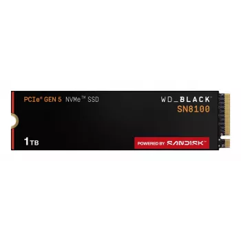SSD Western Digital 1 TB M.2 PCI Express 5.0 negro SN8100