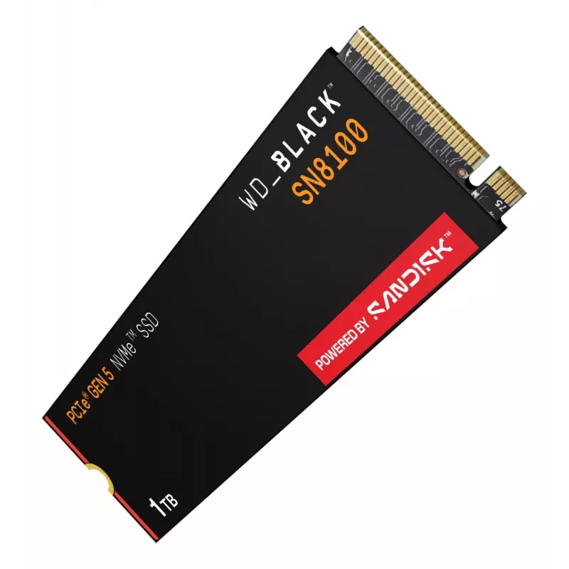SSD Western Digital 1 TB M.2 PCI Express 5.0 negro SN8100
