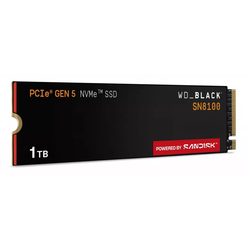 SSD Western Digital 1 TB M.2 PCI Express 5.0 negro SN8100