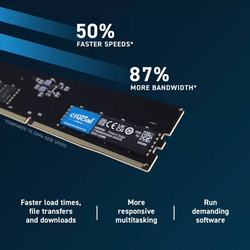Crucial 8GB DDR5-5600 UDIMM