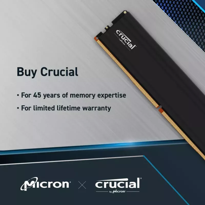 Crucial Pro CP32G56C46U5 módulo de memoria 32 GB 1 x 32 GB DDR5 288-pin DIMM