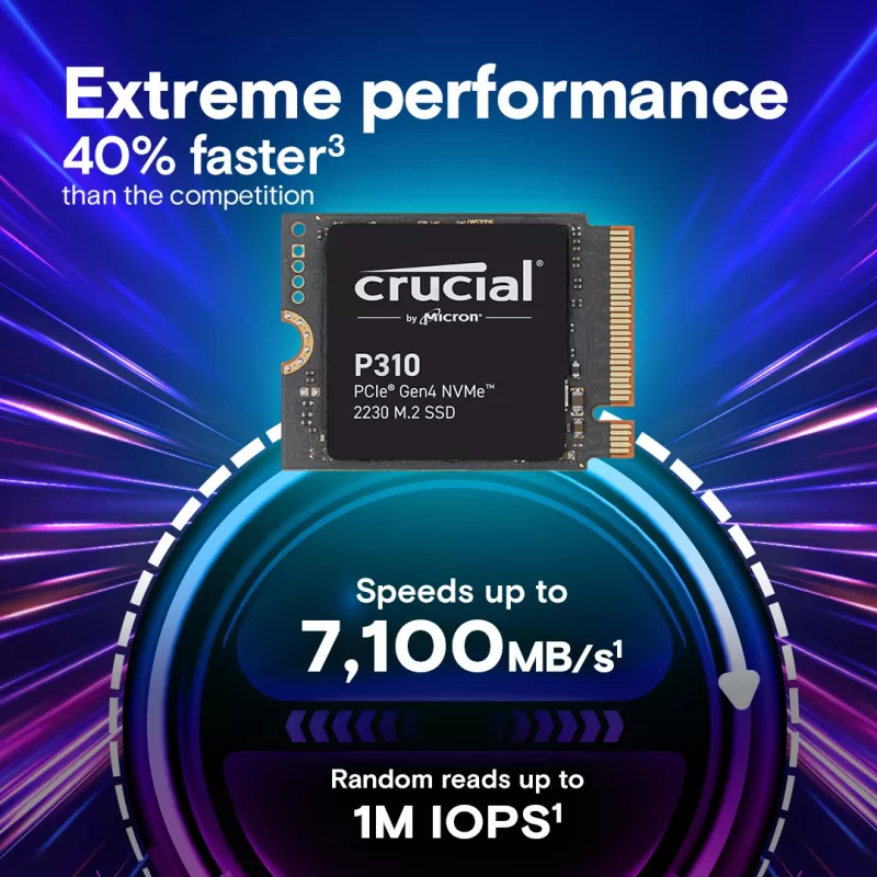 MICRON / CRUCIAL SSD - Crucial P310 - 1TB - Pci-e Gen4 x4 - M.2 2230