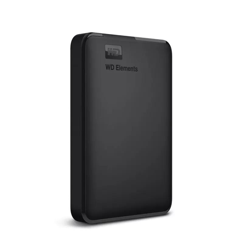 Disco duro externo Western Digital 5 TB USB 3.2 Gen 1 Elements Portable negro