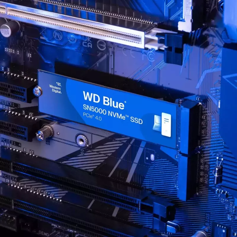 Unidad SSD Western Digital 500GB M.2 PCIe Gen4 Blue SN5000
