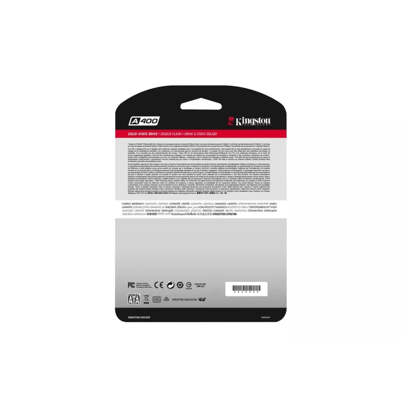 Kingston 240GB A400 SATA 3 2,5