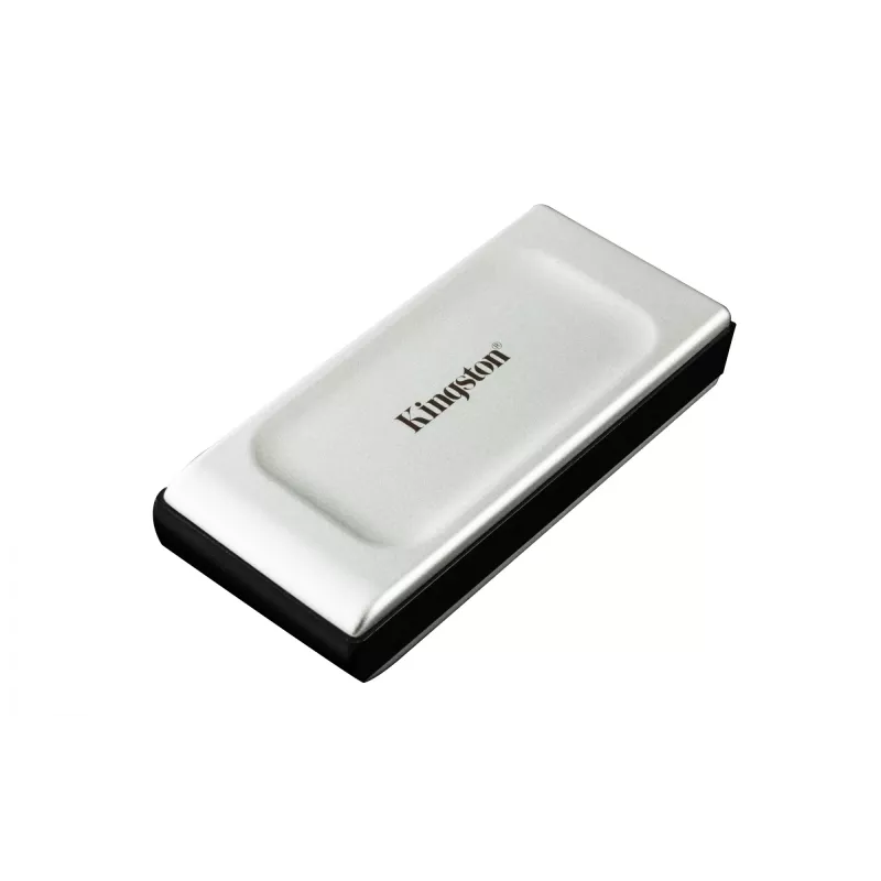 Kingston Technology SSD portátil XS2000 de 2000G, 2 TB, USB Type-C, 3.2 Gen 2 (3.1 Gen 2), 2000 MB/s, negro, plateado