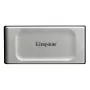 Kingston Technology SSD portátil XS2000 de 1000G, 1 TB, USB Type-C, 3.2 Gen 2 (3.1 Gen 2), 2000 MB/s, negro, plateado