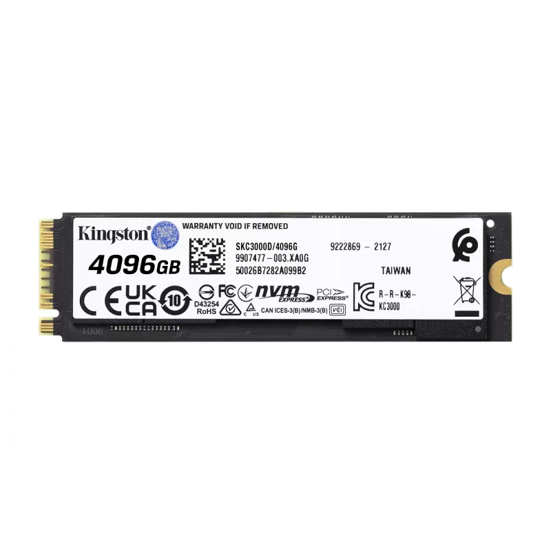 SSD Kingston Technology 4096G M.2 2280 NVMe KC3000