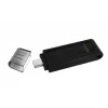 Kingston Technology DataTraveler 256GB USB-C 3.2 Gen 1 70, 256 GB, USB Type-C, 3.2 Gen 1 (3.1 Gen 1), tapa, 7 g, negro