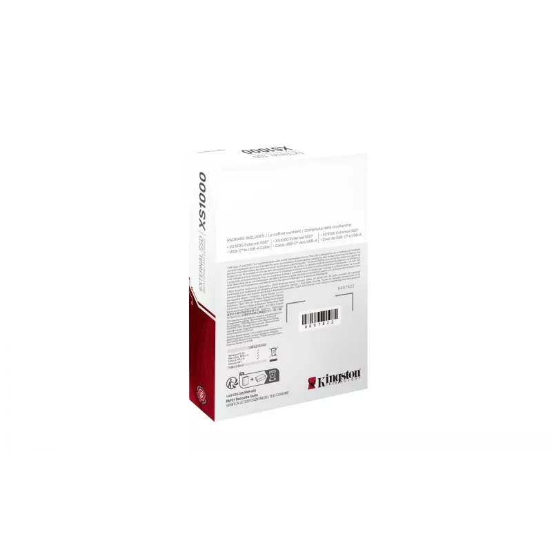 Kingston Technology 1TB XS1000 unidad de estado sólido portátil externa USB 3.2 Gen 2
