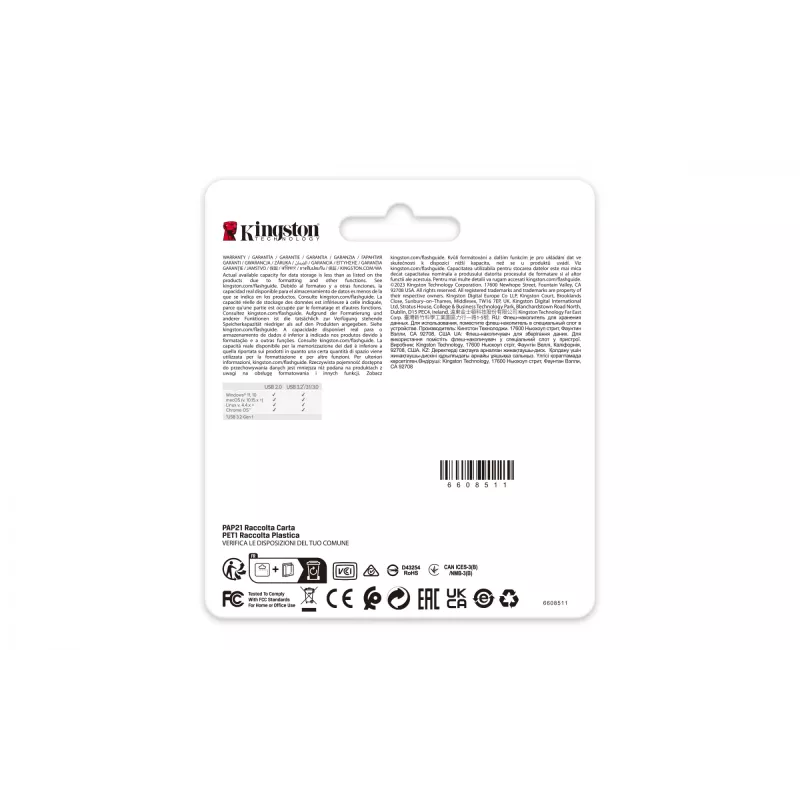 Kingston Technology DataTraveler 256 GB 220 MB/s USB metálico 3.2 Gen 1 SE9 G3