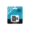 Kingston Technology 128 GB microSDXC Canvas Go Plus Gen4 200 MB/s A2 U3 V30 tarjeta + adaptador