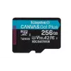 Kingston Technology 256GB microSDXC Canvas Go Plus Gen4 200MB/s A2 U3 V30 tarjeta + adaptador